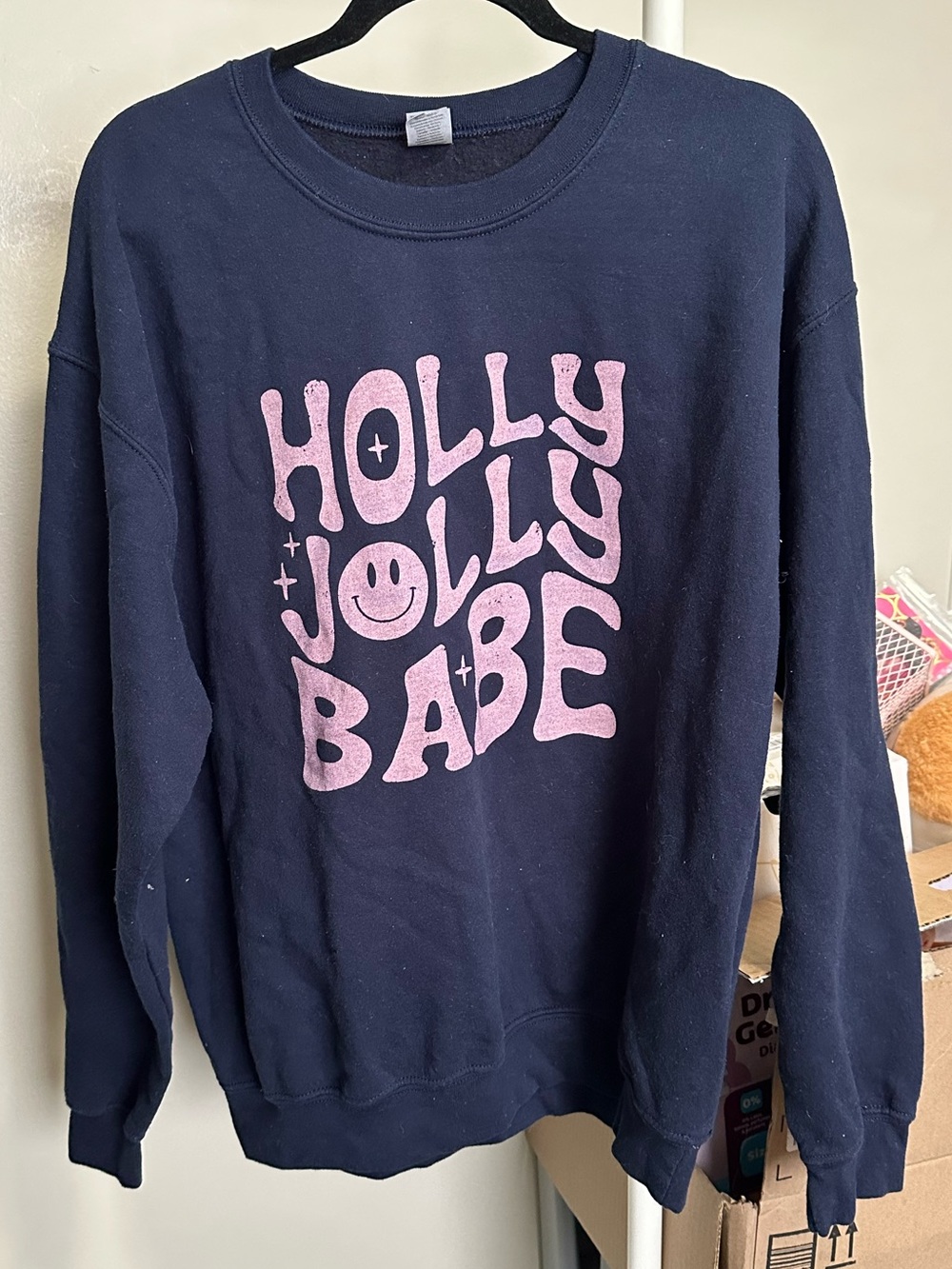 Holly Jolly Babe Crewneck Sweatshirt size large